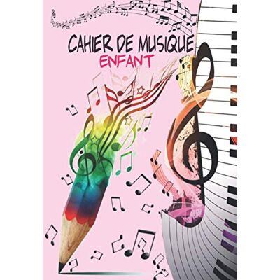 Pratiques, Mes Cahiers Cahier De Musique Enfant: Cahier De Partitions Pour Enfants Avec Papier Manuscrit, 6 Grosses Portées Par Page ; Cahier De Musique Et Chant Grand ... A Remplir, Carnet De Composition Musicale - Publicité Pratiques, Mes Cahiers Cahier De Musique Enfant: Cahier De Partitions Pour Enfants Avec Papier Manuscrit, 6 Grosses Portées Par Page ; Cahier De Musique Et Chant Grand ... A Remplir, Carnet De Composition Musicale - Publicité
