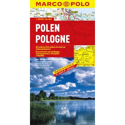 Marco Polo Länderkarte Polen 1:800.000: Mit Landschaftlich Schönen Strecken Und Sehenswürdigkeiten. Übersichtskarte Zum Ausklappen, Entfernungstabelle, Ortsregister, 6 Citypläne - Publicité Marco Polo Länderkarte Polen 1:800.000: Mit Landschaftlich Schönen Strecken Und Sehenswürdigkeiten. Übersichtskarte Zum Ausklappen, Entfernungstabelle, Ortsregister, 6 Citypläne - Publicité