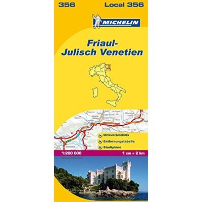 Michelin Friaul-Julisch Venetien (Michelin Localkarte) - Publicité Michelin Friaul-Julisch Venetien (Michelin Localkarte) - Publicité