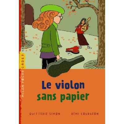 Quitterie Simon Le Violon Sans Papiers - Publicité Quitterie Simon Le Violon Sans Papiers - Publicité