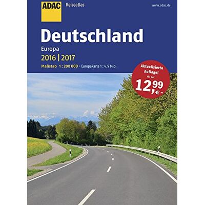 XXX Adac Reiseatlas Deutschland, Europa 2016/2017 1:200 000 (Adac Atlanten) - Publicité XXX Adac Reiseatlas Deutschland, Europa 2016/2017 1:200 000 (Adac Atlanten) - Publicité