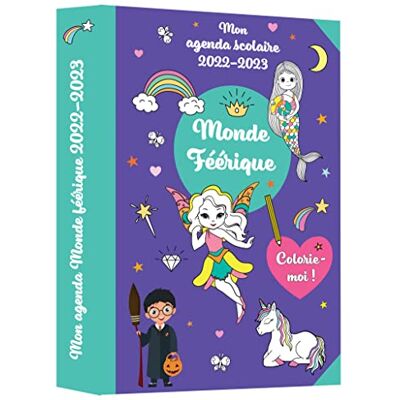 Editions 365 Monde Féérique : Mon Agenda Scolaire 2022-2023 : Colorie- Moi ! - Publicité Editions 365 Monde Féérique : Mon Agenda Scolaire 2022-2023 : Colorie- Moi ! - Publicité