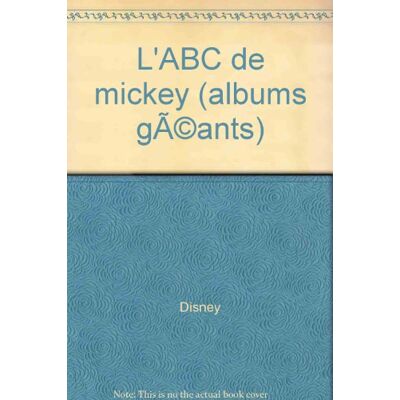 Disney Abc De Mickey - Publicité Disney Abc De Mickey - Publicité