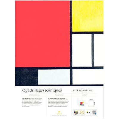 Chêne Piet Mondrian, Quadrillages Iconiques : Vingt Et Une Reproductions D'Art - Publicité Chêne Piet Mondrian, Quadrillages Iconiques : Vingt Et Une Reproductions D'Art - Publicité
