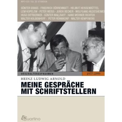 Arnold, Heinz Ludwig Meine Gespräche Mit Schriftstellern 1977 - 1999: Originaltonaufnahmen - Publicité Arnold, Heinz Ludwig Meine Gespräche Mit Schriftstellern 1977 - 1999: Originaltonaufnahmen - Publicité