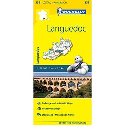 Michelin Languedoc: Straßen- Und Tourismuskarte 1:150.000 (Michelin Localkarten) - Publicité Michelin Languedoc: Straßen- Und Tourismuskarte 1:150.000 (Michelin Localkarten) - Publicité