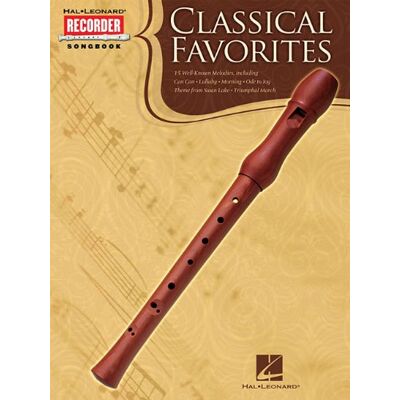 Various Classical Favorites Recorder Songbook Rec Bk (Hal Leonard Recorder Songbook) - Publicité Various Classical Favorites Recorder Songbook Rec Bk (Hal Leonard Recorder Songbook) - Publicité