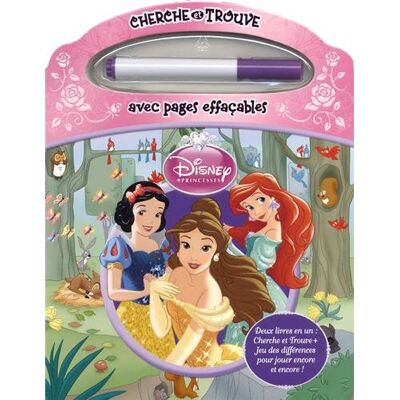 Disney Princesses : Cherche Et Trouve Avec Pages Effaçables - Publicité Disney Princesses : Cherche Et Trouve Avec Pages Effaçables - Publicité