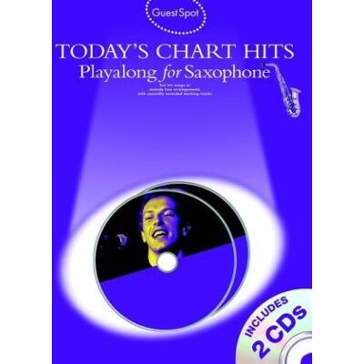 Various Guest Spot Today'S Chart Hits Playalong For Alto Saxophone Asax Boo (Guest Spot Book & Cds) - Publicité Various Guest Spot Today'S Chart Hits Playalong For Alto Saxophone Asax Boo (Guest Spot Book & Cds) - Publicité