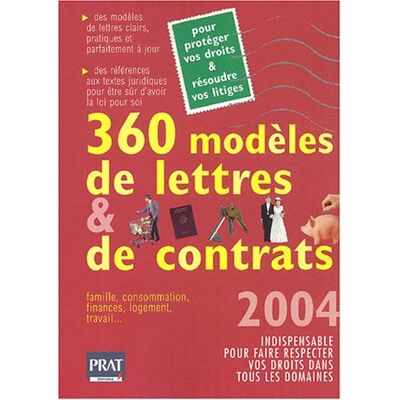Agnès Chambraud 360 Modèles De Lettres Et De Contrats : Pour Protéger Vos Droits Et Résoudre Vos Litiges - Publicité Agnès Chambraud 360 Modèles De Lettres Et De Contrats : Pour Protéger Vos Droits Et Résoudre Vos Litiges - Publicité