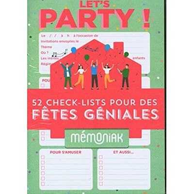 Editions 365 Let’s Party ! : 52 Check-Lists Pour Des Fêtes Géniales - Publicité Editions 365 Let’s Party ! : 52 Check-Lists Pour Des Fêtes Géniales - Publicité