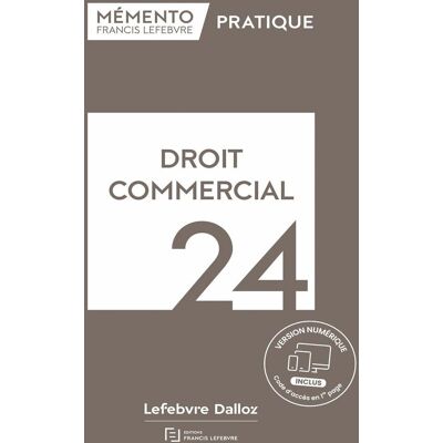 Collectif Droit Commercial : 2024 - Publicité Collectif Droit Commercial : 2024 - Publicité