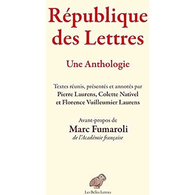 République Des Lettres : Une Anthologie - Publicité République Des Lettres : Une Anthologie - Publicité