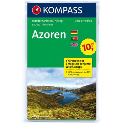 Collectif Azoren: Wanderkarten-Set. Gps-Genau. 1:50000 - Publicité Collectif Azoren: Wanderkarten-Set. Gps-Genau. 1:50000 - Publicité