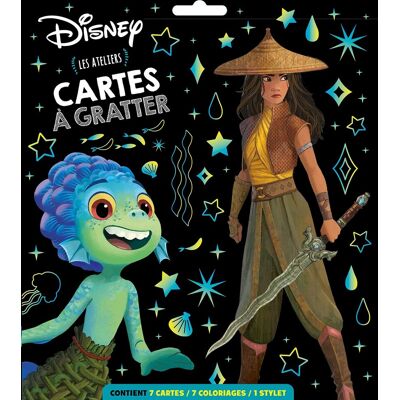 A Preciser Disney Pixar : Pochette Cartes À Gratter : Raya Et Autres Héros - Publicité A Preciser Disney Pixar : Pochette Cartes À Gratter : Raya Et Autres Héros - Publicité