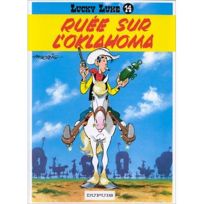 Morris Lucky Luke. Vol. 14. Ruée Sur L'Oklahoma - Publicité Morris Lucky Luke. Vol. 14. Ruée Sur L'Oklahoma - Publicité