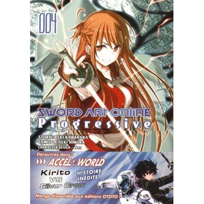 Reki Kawahara Sword Art Online : Progressive. Vol. 4 - Publicité Reki Kawahara Sword Art Online : Progressive. Vol. 4 - Publicité