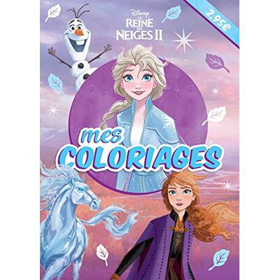 Disney La Reine Des Neiges Ii : Mes Coloriages - Publicité Disney La Reine Des Neiges Ii : Mes Coloriages - Publicité