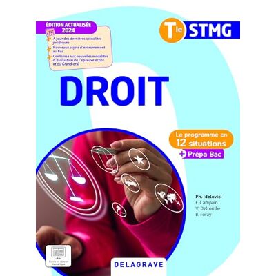 Elisabeth Campain Droit Terminale Stmg : Le Programme En 12 Situations + Prépa Bac - Publicité Elisabeth Campain Droit Terminale Stmg : Le Programme En 12 Situations + Prépa Bac - Publicité