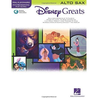 Various Disney Greats Alto Saxophone Asax (Disney Greats S) - Publicité Various Disney Greats Alto Saxophone Asax (Disney Greats S) - Publicité