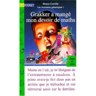 Bruce Coville Grakker A Mangé Mon Devoir De Maths - Publicité Bruce Coville Grakker A Mangé Mon Devoir De Maths - Publicité