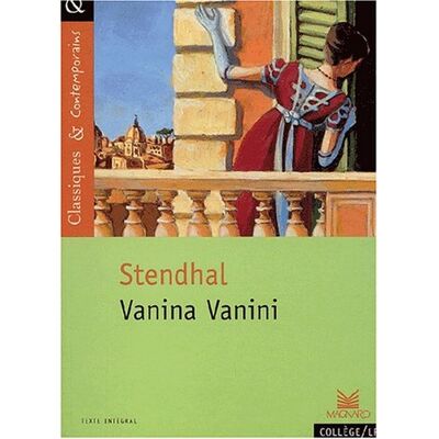 Stendhal Vanina Vanini - Publicité Stendhal Vanina Vanini - Publicité