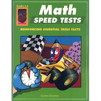 Math Speed Tests, Book 2: Grades 3-6: Reinforcing Essential Math Facts - Publicité Math Speed Tests, Book 2: Grades 3-6: Reinforcing Essential Math Facts - Publicité