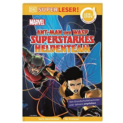Julia March Superleser! Marvel Ant-Man Und Wasp Superstarkes Heldenteam: 1. Lesestufe, Sach-Geschichten Für Erstleser. Mit Silbenmethode Für Kinder Ab 6 Jahren - Publicité Julia March Superleser! Marvel Ant-Man Und Wasp Superstarkes Heldenteam: 1. Lesestufe, Sach-Geschichten Für Erstleser. Mit Silbenmethode Für Kinder Ab 6 Jahren - Publicité
