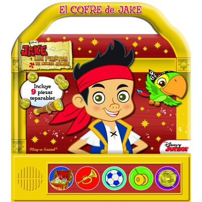 Disney Libro Asas Jake El Pirata Lh: El Cofre De Jake - Publicité Disney Libro Asas Jake El Pirata Lh: El Cofre De Jake - Publicité