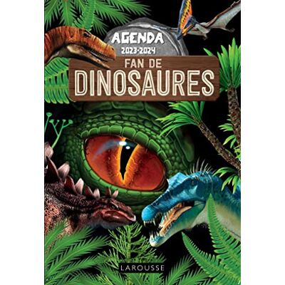 Larousse Agenda Scolaire Dinosaures 2023-2024 - Publicité Larousse Agenda Scolaire Dinosaures 2023-2024 - Publicité
