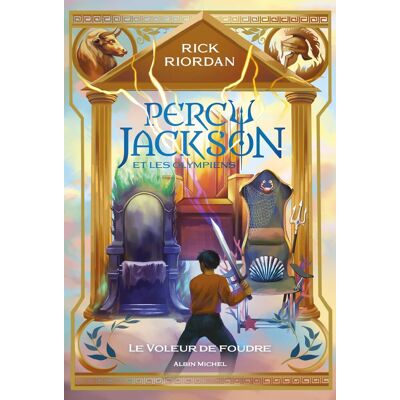 Rick Riordan Percy Jackson Et Les Olympiens. Vol. 1. Le Voleur De Foudre - Publicité Rick Riordan Percy Jackson Et Les Olympiens. Vol. 1. Le Voleur De Foudre - Publicité
