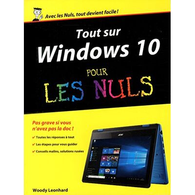 Woody Leonhard Tout Sur Windows 10 Pour Les Nuls - Publicité Woody Leonhard Tout Sur Windows 10 Pour Les Nuls - Publicité
