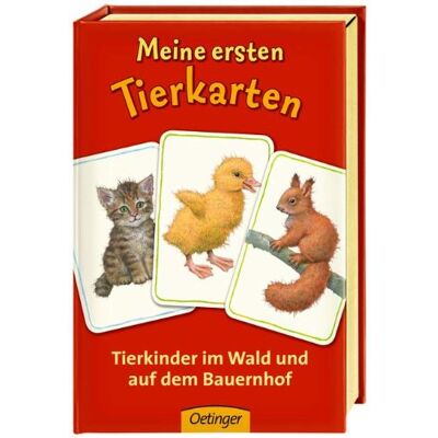 Anne Möller Meine Ersten Tierkarten. Tierkinder Im Wald Und Auf Dem Bauernhof - Publicité Anne Möller Meine Ersten Tierkarten. Tierkinder Im Wald Und Auf Dem Bauernhof - Publicité