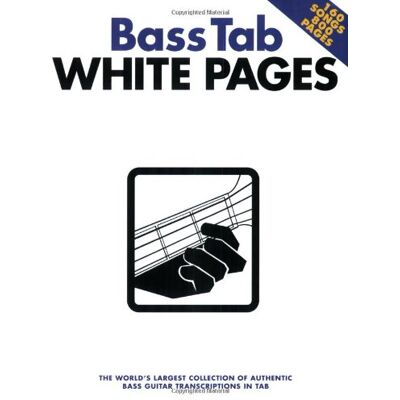 Various Bass Tab White Pages (Guitar) - Publicité Various Bass Tab White Pages (Guitar) - Publicité