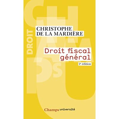 La Mardière, Christophe de Droit Fiscal Général - Publicité La Mardière, Christophe de Droit Fiscal Général - Publicité