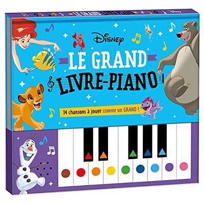 Disney Le Grand Livre-Piano : 14 Chansons À Jouer Comme Un Grand ! - Publicité Disney Le Grand Livre-Piano : 14 Chansons À Jouer Comme Un Grand ! - Publicité