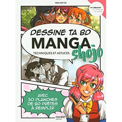 Dessine Ta Bd Manga Shojo : Techniques Et Astuces : Avec 30 Planches De Bd Prêtes À Remplir - Publicité Dessine Ta Bd Manga Shojo : Techniques Et Astuces : Avec 30 Planches De Bd Prêtes À Remplir - Publicité