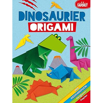 Dinosaurier-Origami: Mit 24 Blatt Farbigem Origami-Papier - Publicité Dinosaurier-Origami: Mit 24 Blatt Farbigem Origami-Papier - Publicité