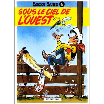 Morris Lucky Luke. Vol. 4. Sous Le Ciel De L'Ouest - Publicité Morris Lucky Luke. Vol. 4. Sous Le Ciel De L'Ouest - Publicité