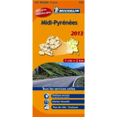 Michelin 525 Midi-Pyrénées 2013 Indéchirable/onverscheurbaar - Publicité Michelin 525 Midi-Pyrénées 2013 Indéchirable/onverscheurbaar - Publicité