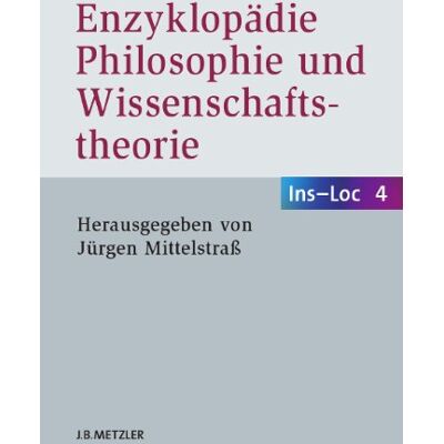 L - M. Enzyklopädie Philosophie Und Wissenschaftstheorie - Publicité L - M. Enzyklopädie Philosophie Und Wissenschaftstheorie - Publicité