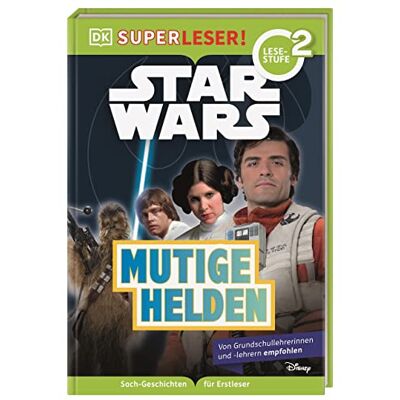 Shari Last Superleser! Star Wars™ Mutige Helden: 2. Lesestufe Sach-Geschichten Für Erstleser. Für Kinder Ab Der 1./2. Klasse - Publicité Shari Last Superleser! Star Wars™ Mutige Helden: 2. Lesestufe Sach-Geschichten Für Erstleser. Für Kinder Ab Der 1./2. Klasse - Publicité