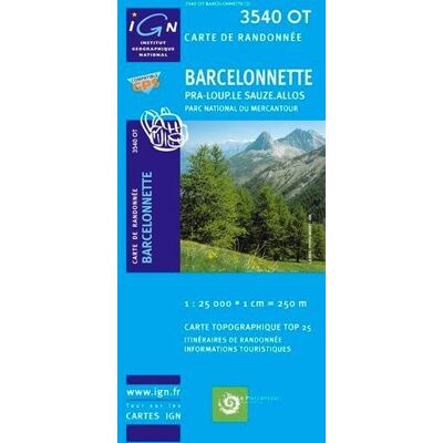 Barcelonette 1 : 25 000 (Ign Map) - Publicité Barcelonette 1 : 25 000 (Ign Map) - Publicité