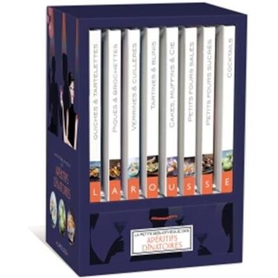Larousse La Petite Bibliothèque Des Apéritifs Dînatoires - Publicité Larousse La Petite Bibliothèque Des Apéritifs Dînatoires - Publicité