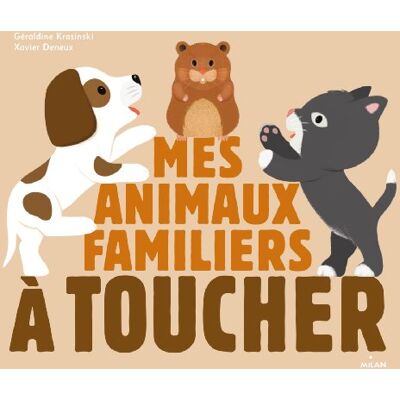 Geraldine Krasinski Mes Animaux Familiers À Toucher - Publicité Geraldine Krasinski Mes Animaux Familiers À Toucher - Publicité