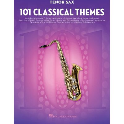 Various 101 Classical Themes -For Tenor Saxophone- (Book): Noten, Sammelband Für Tenor-Saxophon - Publicité Various 101 Classical Themes -For Tenor Saxophone- (Book): Noten, Sammelband Für Tenor-Saxophon - Publicité