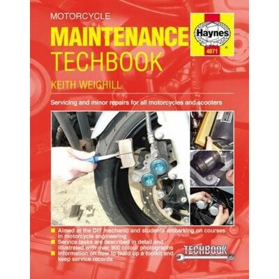 Haynes Publishing Motorcycle Maintenance Techbook (Haynes Service And Repair Manual Series) - Publicité Haynes Publishing Motorcycle Maintenance Techbook (Haynes Service And Repair Manual Series) - Publicité