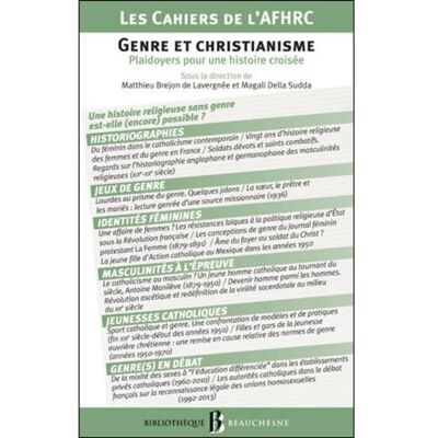 Collectif Genre Et Christianisme : Plaidoyers Pour Une Histoire Croisée - Publicité Collectif Genre Et Christianisme : Plaidoyers Pour Une Histoire Croisée - Publicité