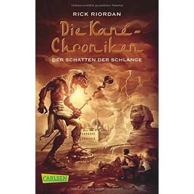 Rick Riordan Die Kane-Chroniken, Band 3: Der Schatten Der Schlange - Publicité Rick Riordan Die Kane-Chroniken, Band 3: Der Schatten Der Schlange - Publicité