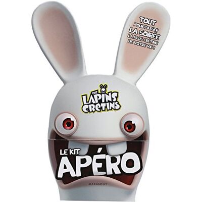 Marabout The Lapins Crétins : Le Kit Apéro : Tout Pout Passer La Soirée La Plus Crétine De Votre Vie ! - Publicité Marabout The Lapins Crétins : Le Kit Apéro : Tout Pout Passer La Soirée La Plus Crétine De Votre Vie ! - Publicité